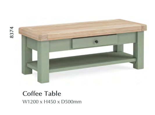 Salcombe Coffee Table - Sage
