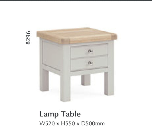 Salcombe Lamp Table - Stone