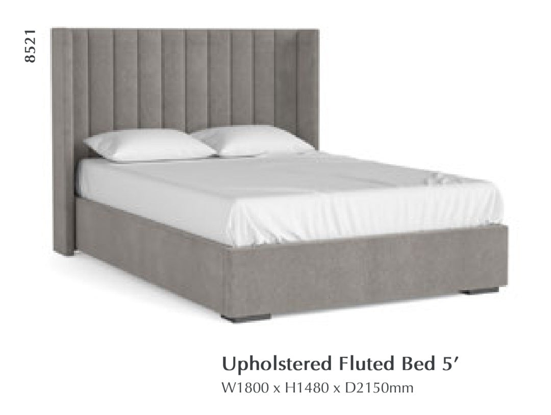 Isabella Upholstered Flutted 4'6 & 5' Beds – J Mccourt Furniture