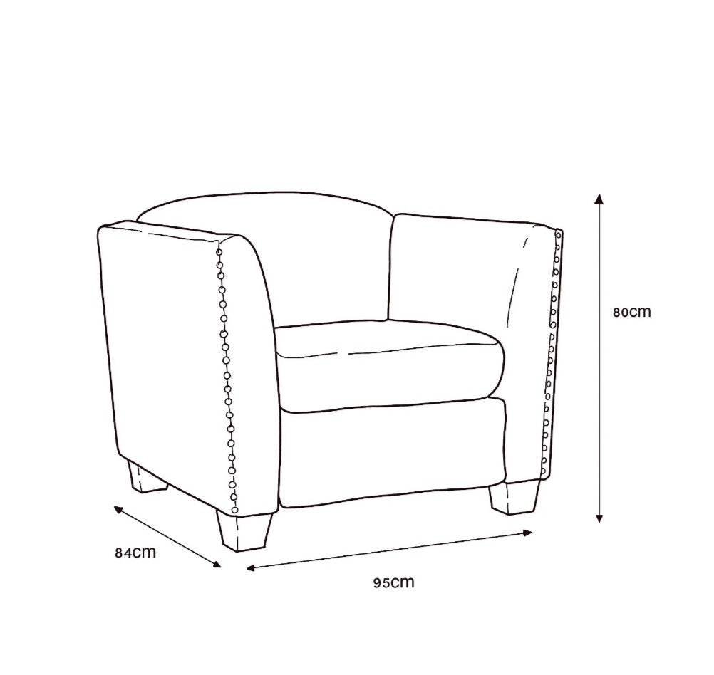 Dawson Armchair - Cream