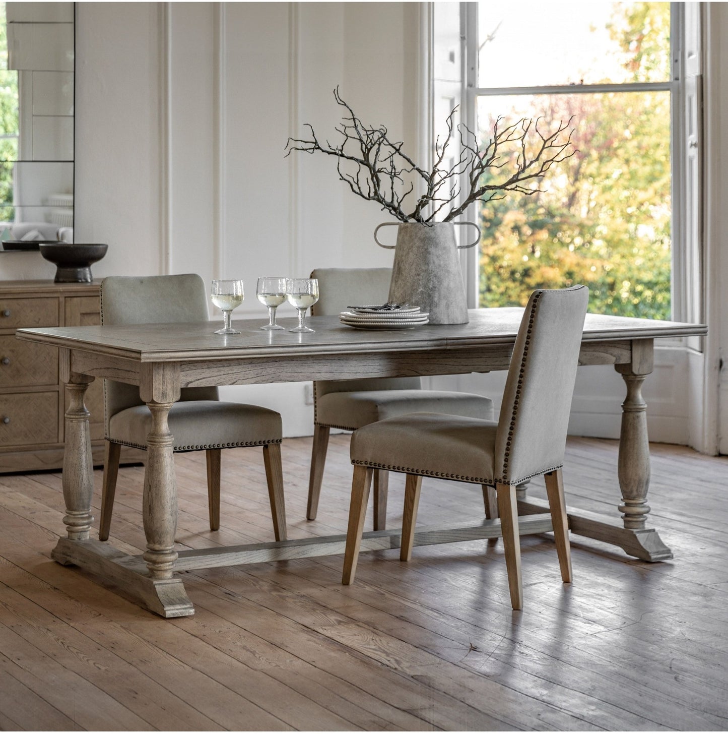 Mustique Rectangle Extending Dining Table