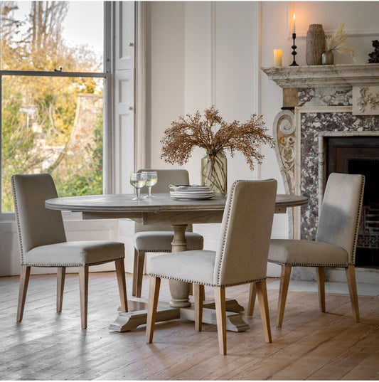 Mustique Round Extending Dining Table