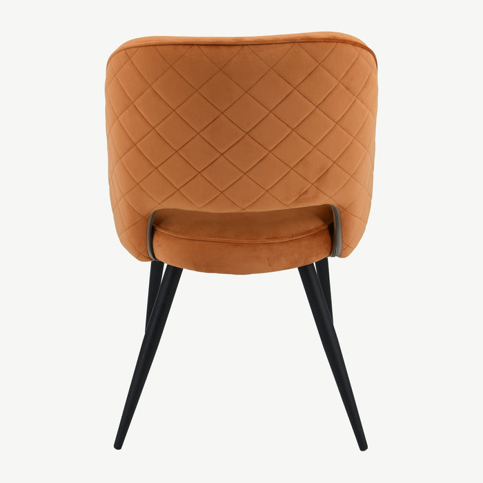 Sutton Chair - Rust Velvet