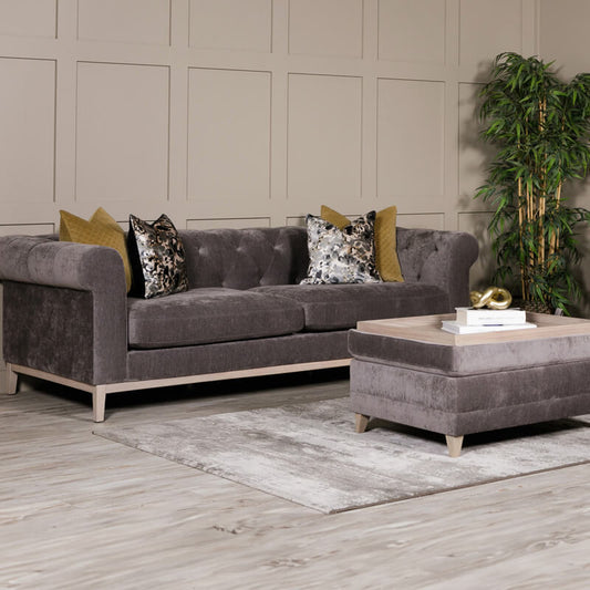 Tate 3 Seater - Dark Grey