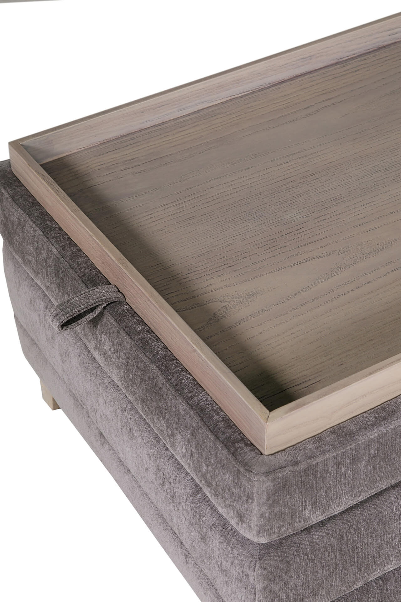 Tate Storage Ottoman - Grey