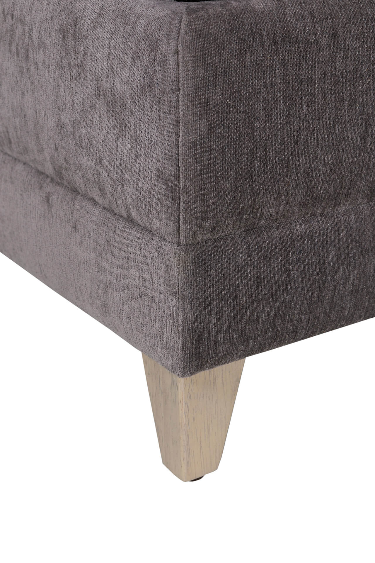 Tate Storage Ottoman - Grey