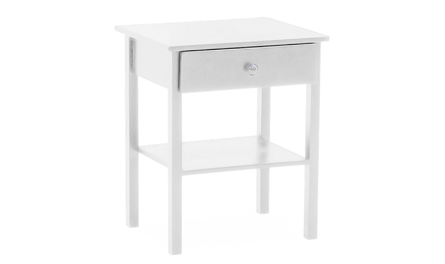 Willow Bedside Table - White