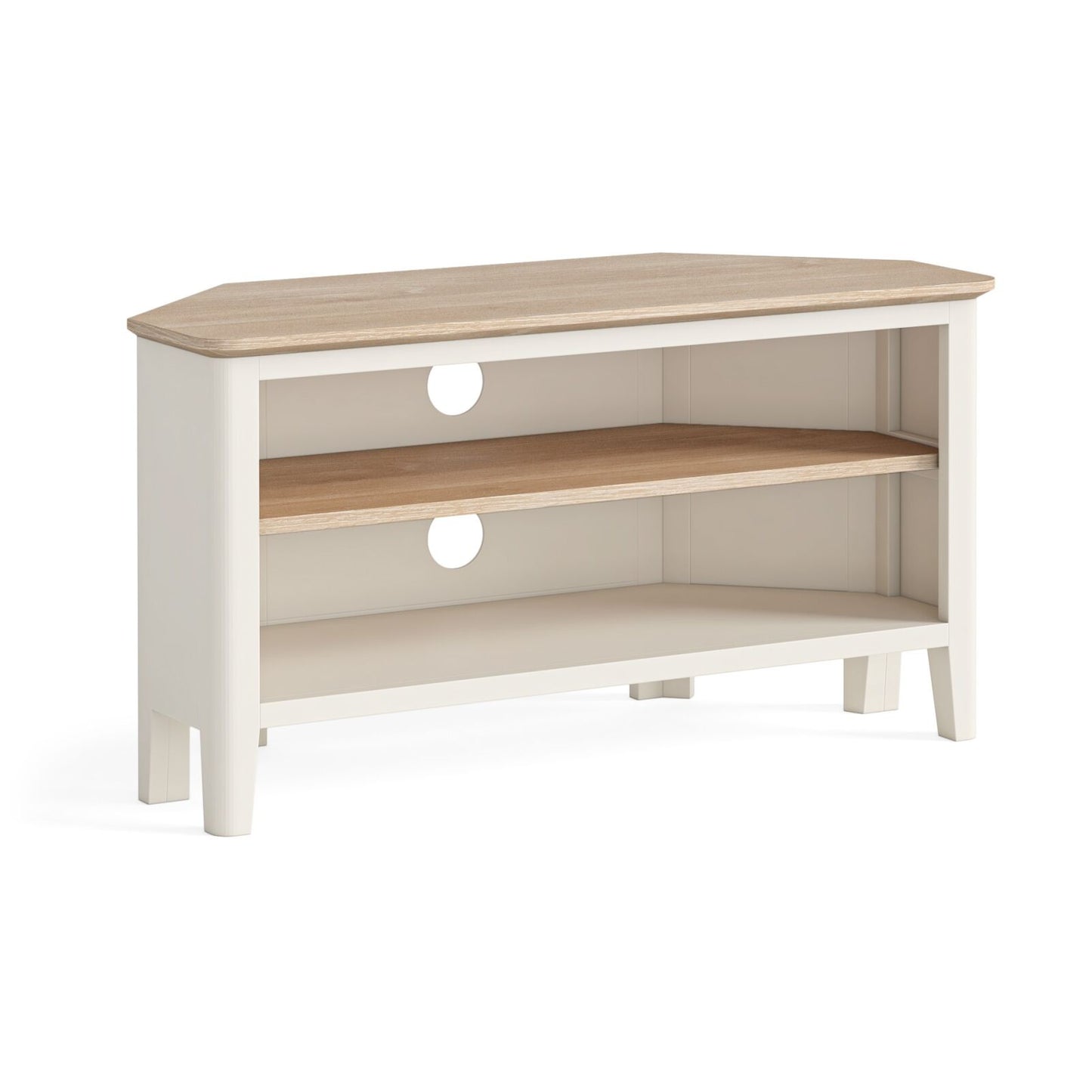 Marlow Corner TV Unit - Coconut