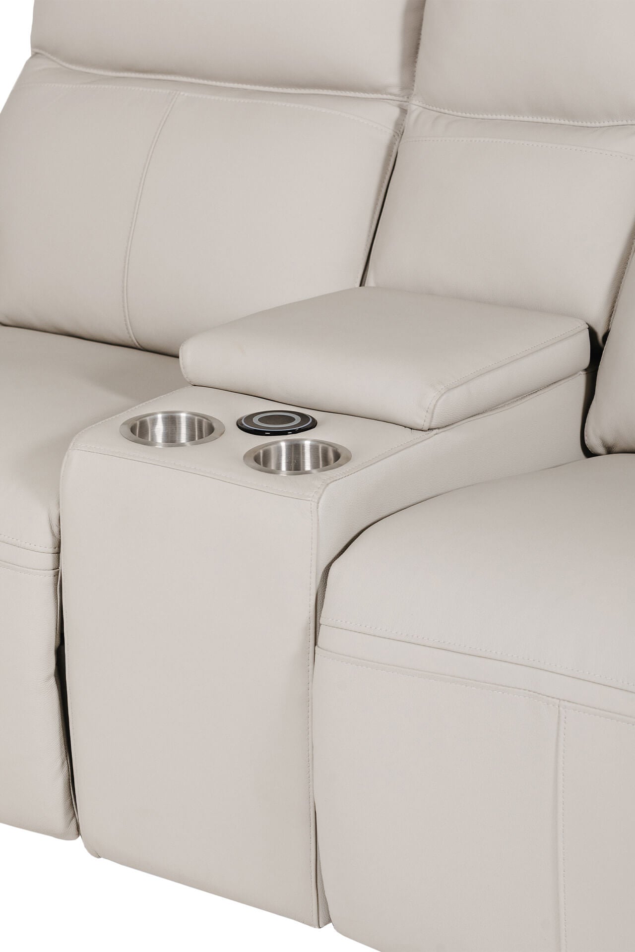 Russo 2 Seater with Console - Stone