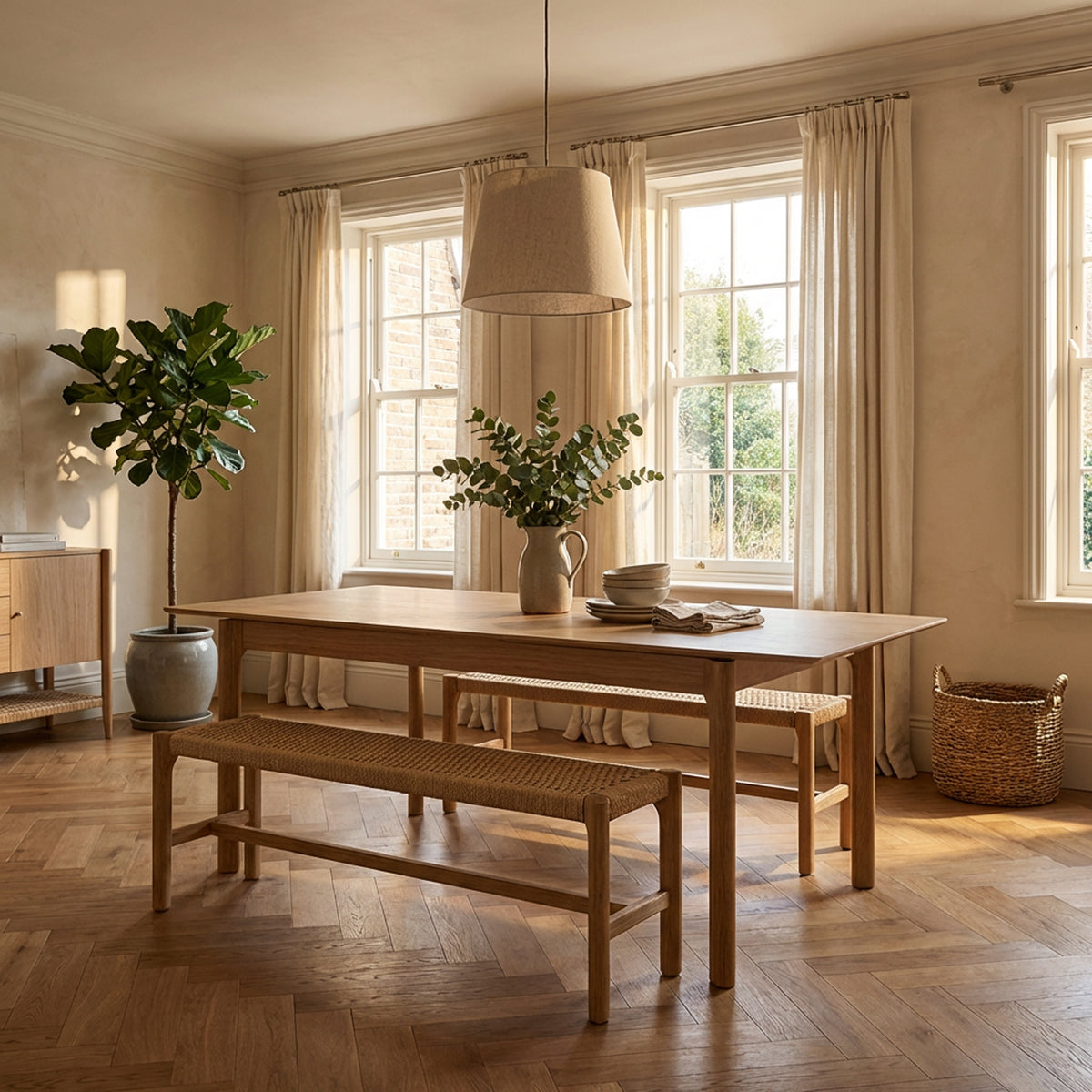 Sicily Dining Bench 1100
