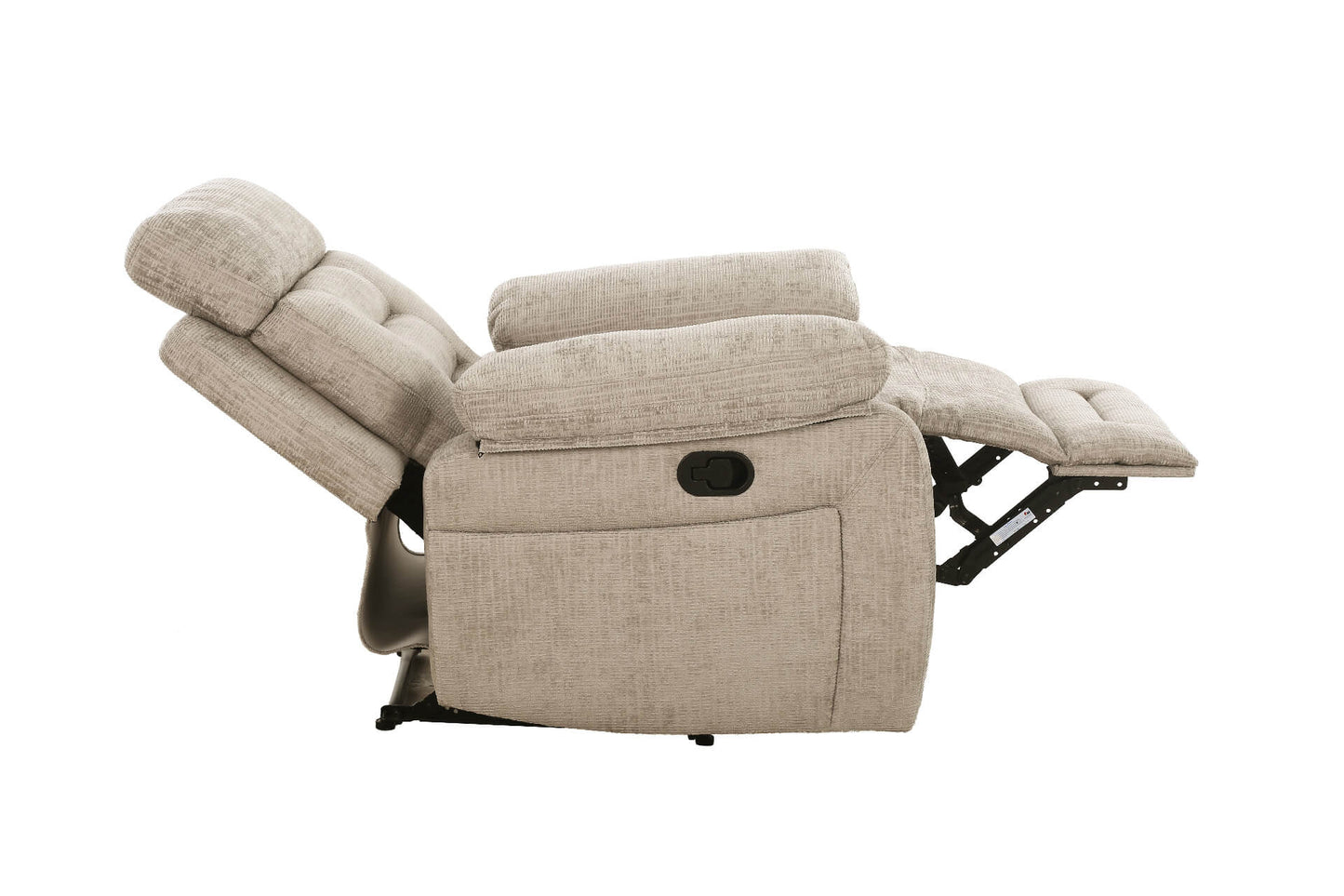 Wilbur 1 Seater Manual Recliner - Latte