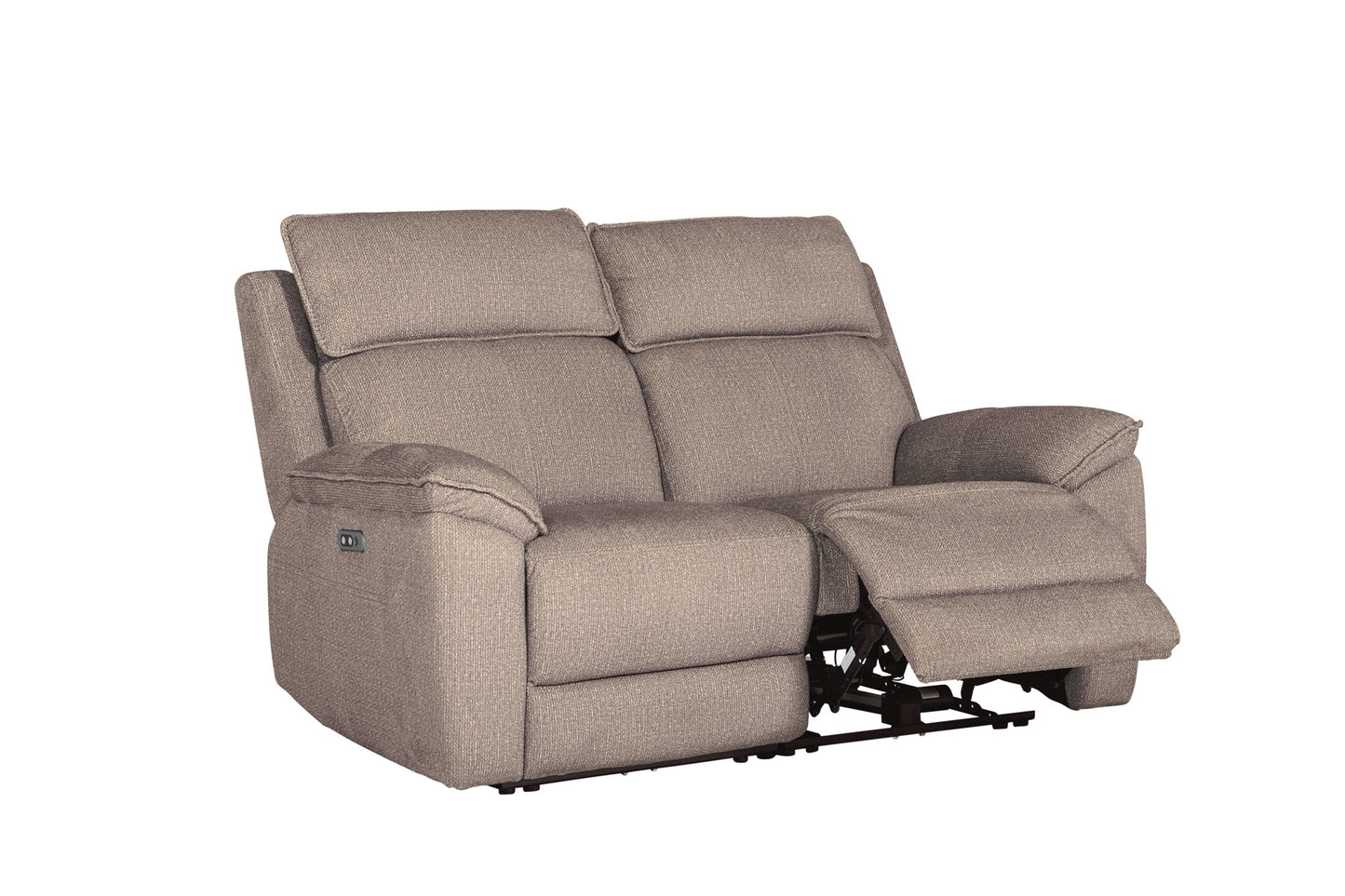 Blaine 2 Seater Electric Recliner - Latte
