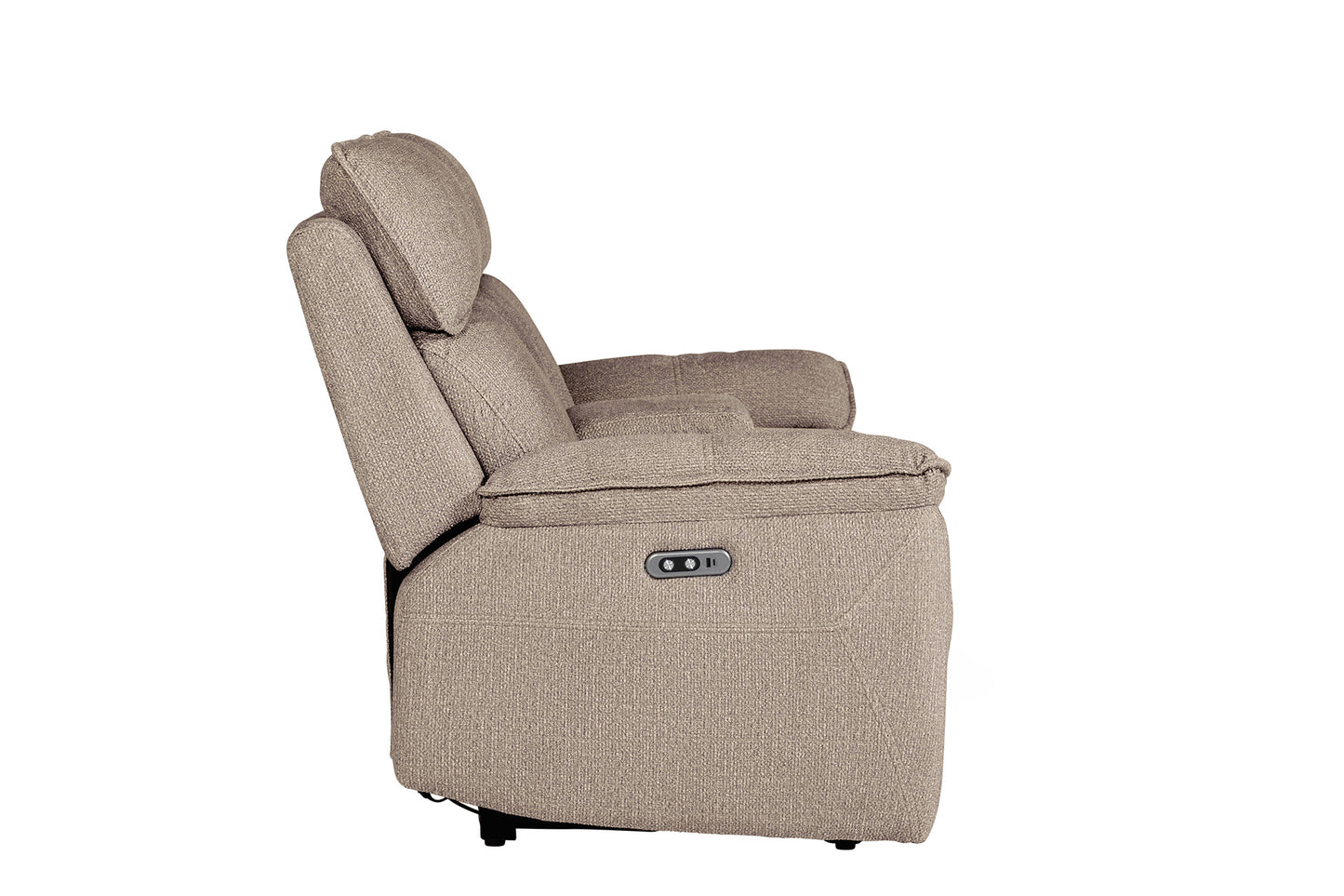 Blaine 2 Seater with Console - Latte
