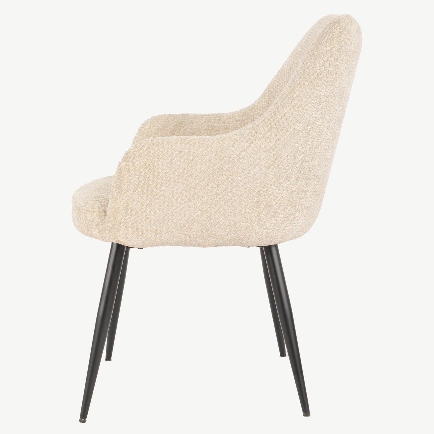 Fabio Dining Chairs - Beige Fabric