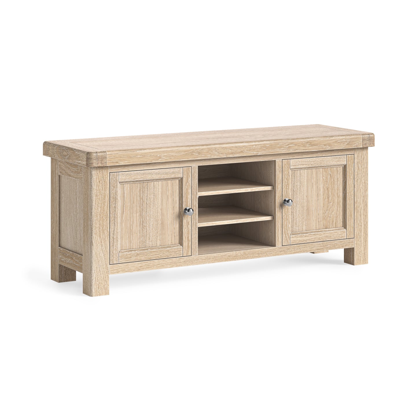 Normandy TV Unit 1400 - White Wash