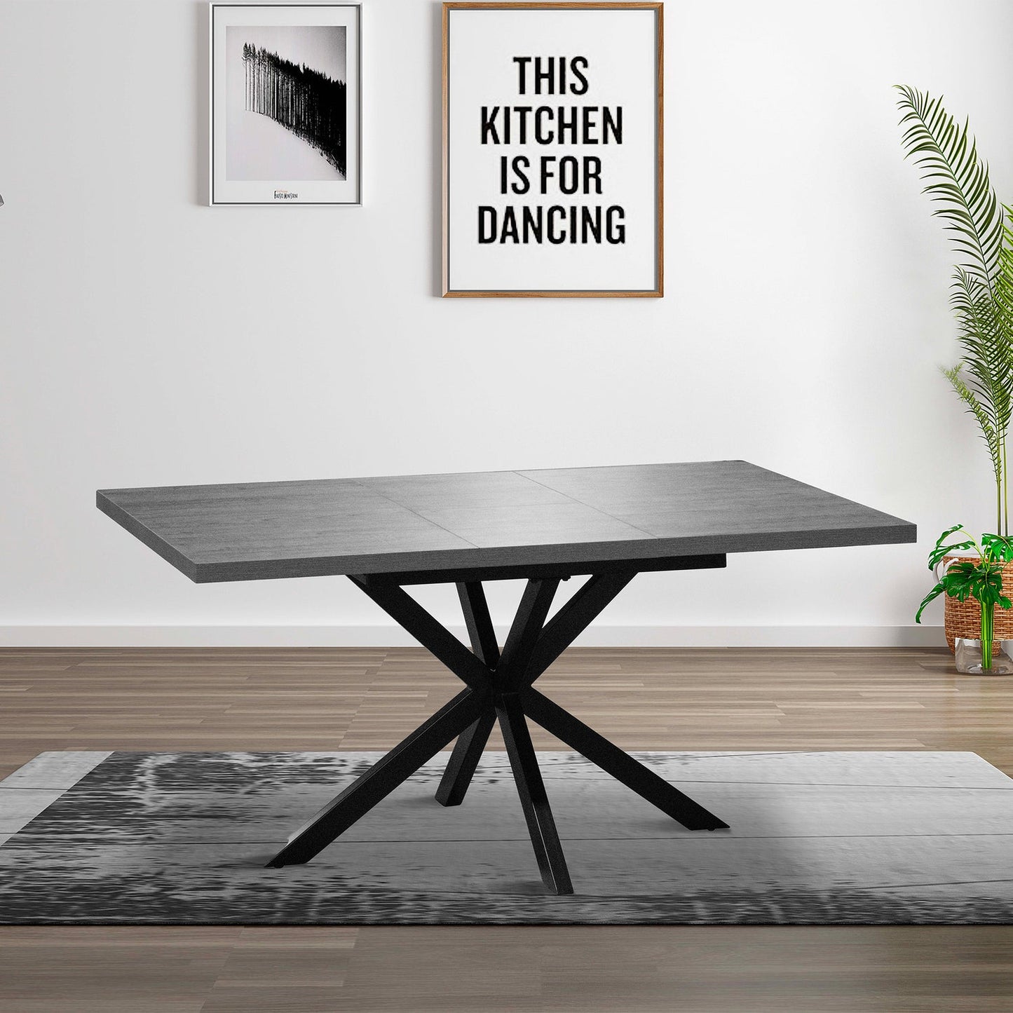 Lucia Extending Dining Table - Grey