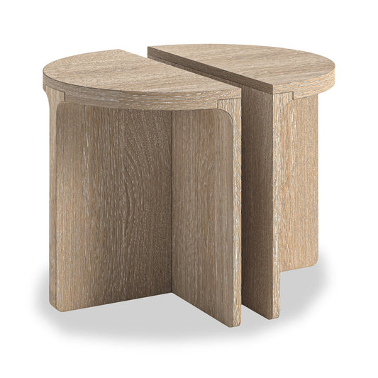 Portobello Half Moon Nest of Tables