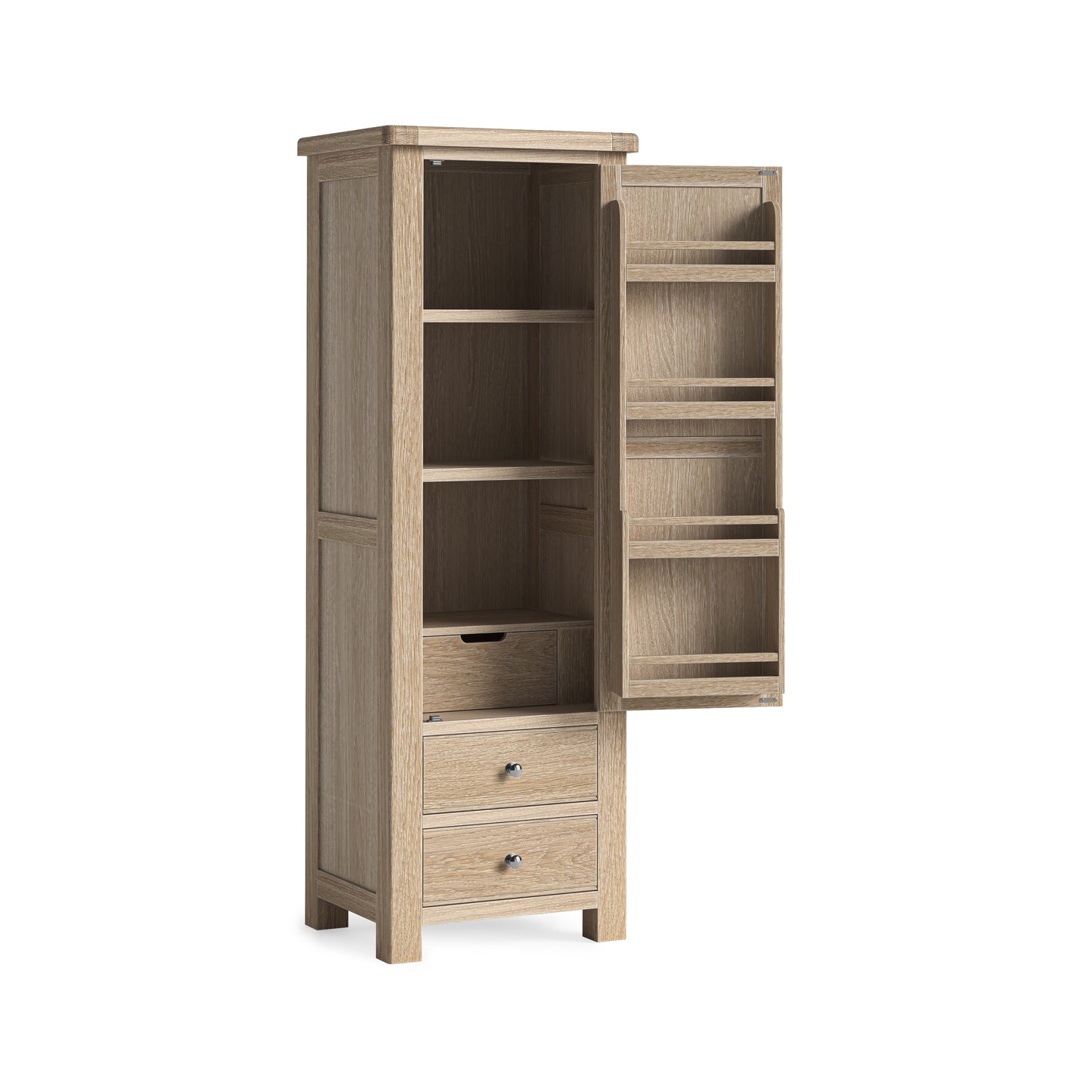 Normandy Single Larder Unit - White Wash