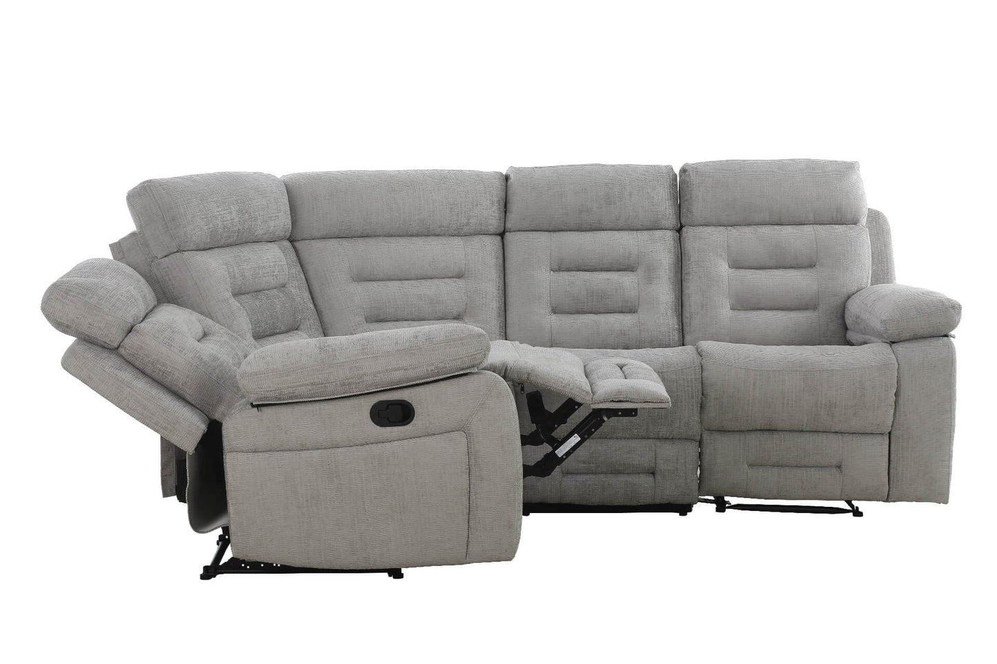 Wilbur Corner Group Manual Recliner - Grey