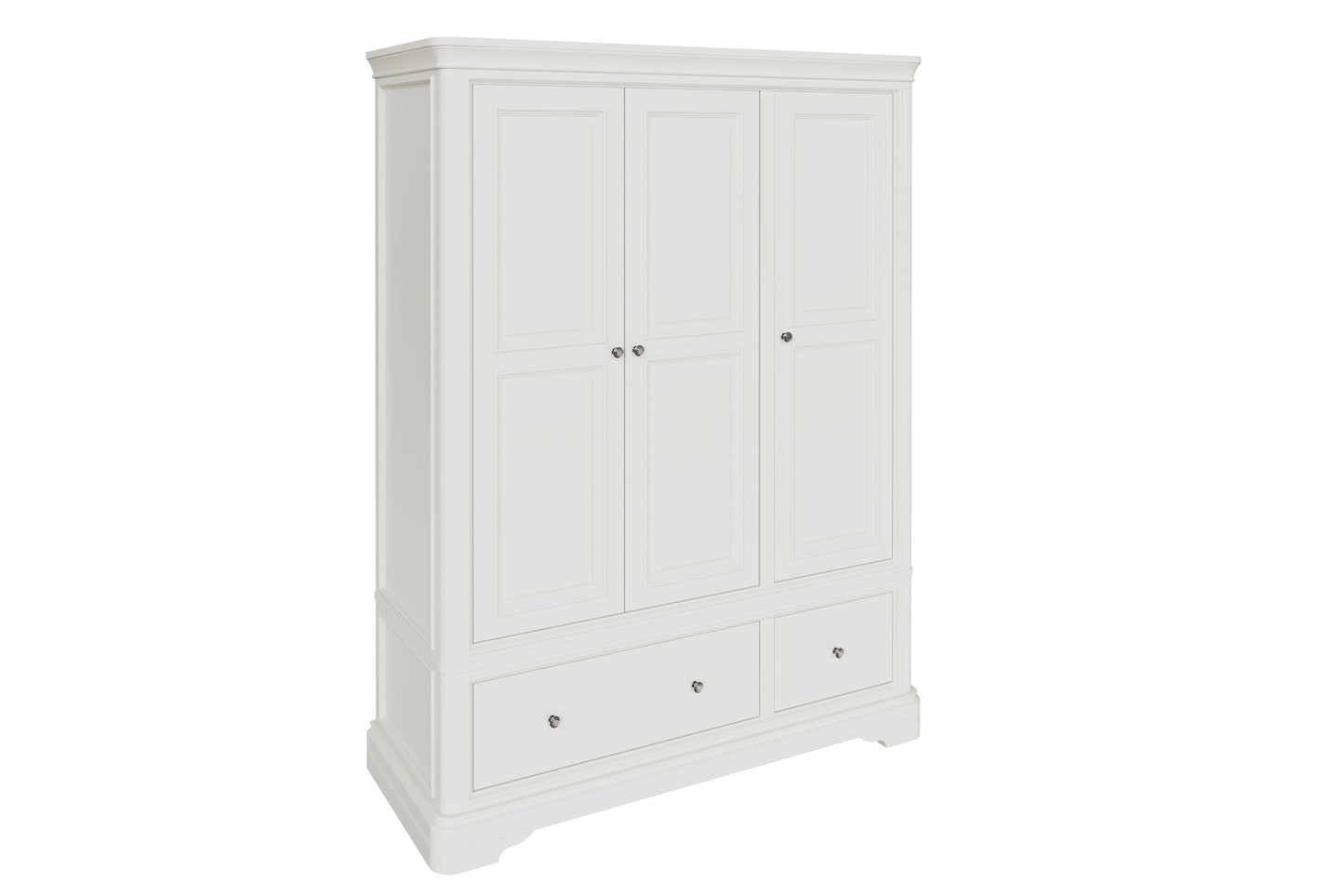 Mabel 3 Door Wardrobe - White