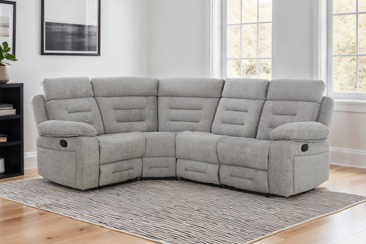 Wilbur Corner Group Manual Recliner - Grey