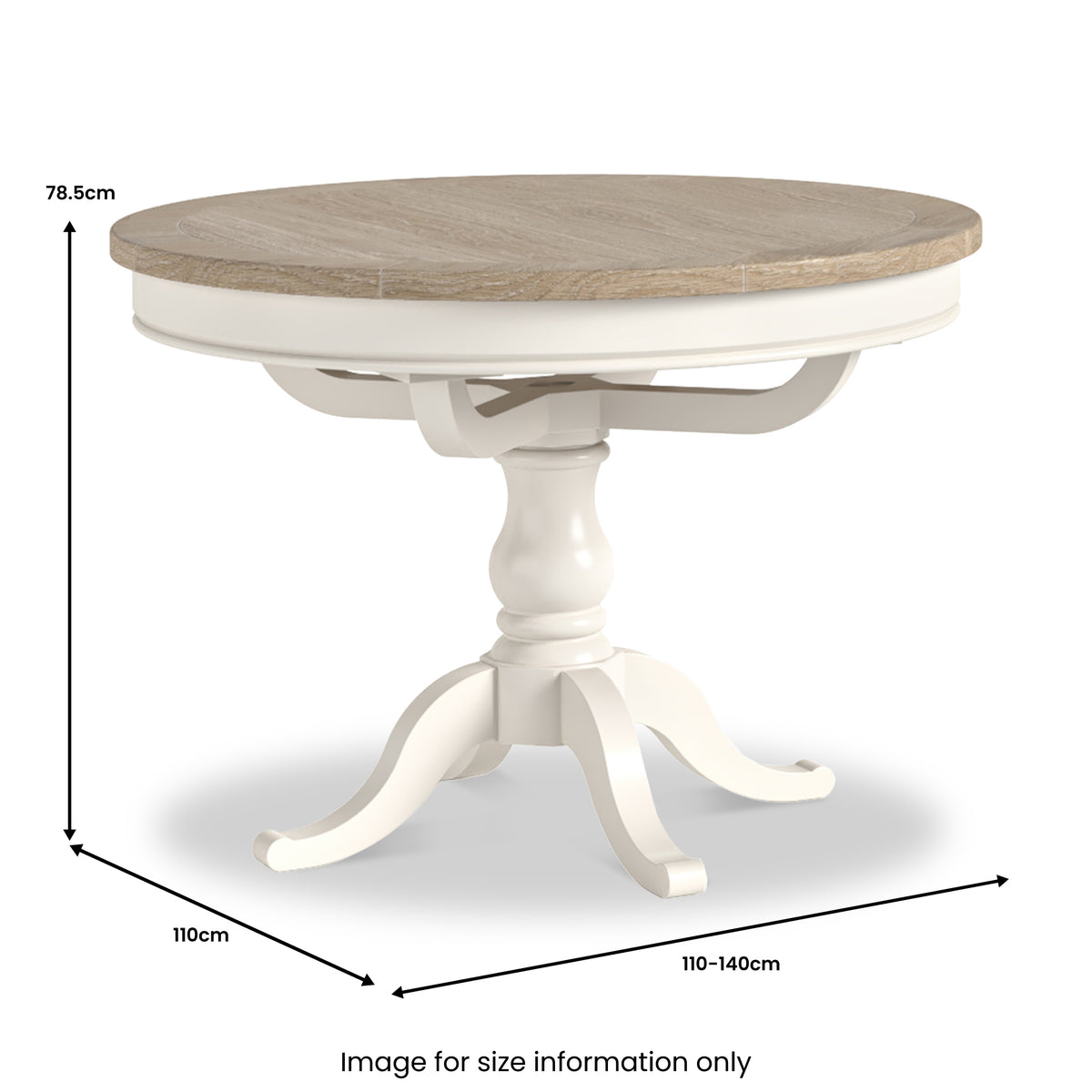 Tetbury Pedestal Round Ext. Dining Table