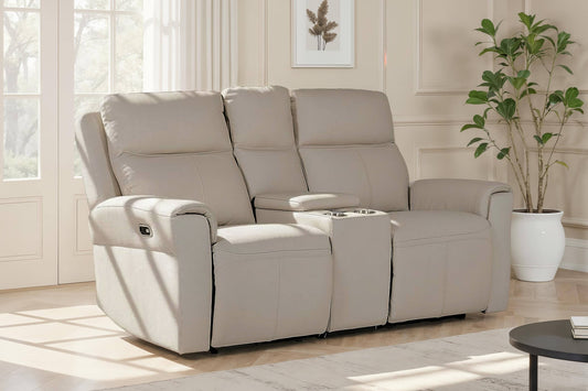 Russo 2 Seater with Console - Stone