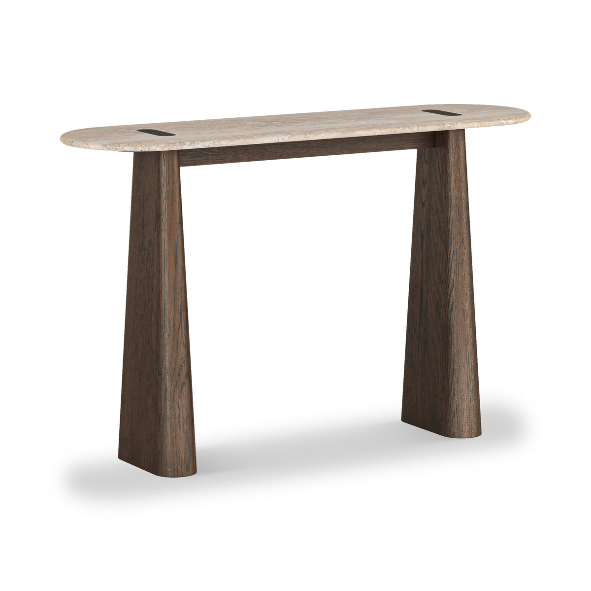 California Console Table - Travertine Top