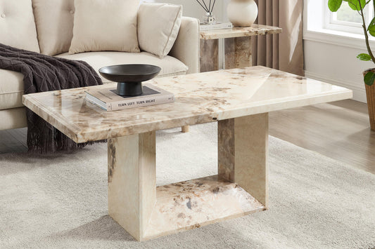 Artemis Coffee Table Mottled - Mocha