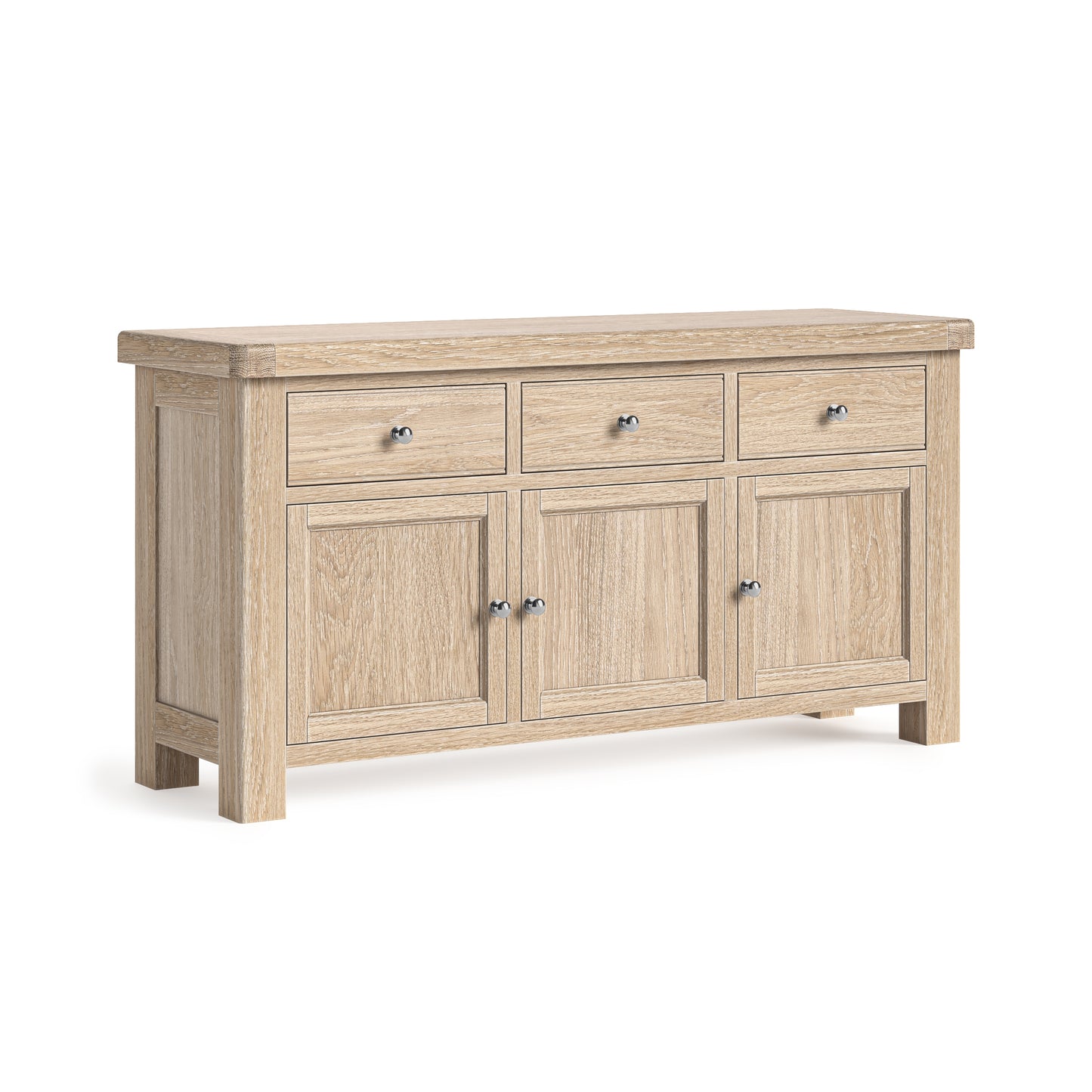 Normandy Large Sideboard - White Wash