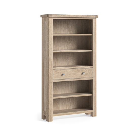 Normandy Large Bookcase - White Wash