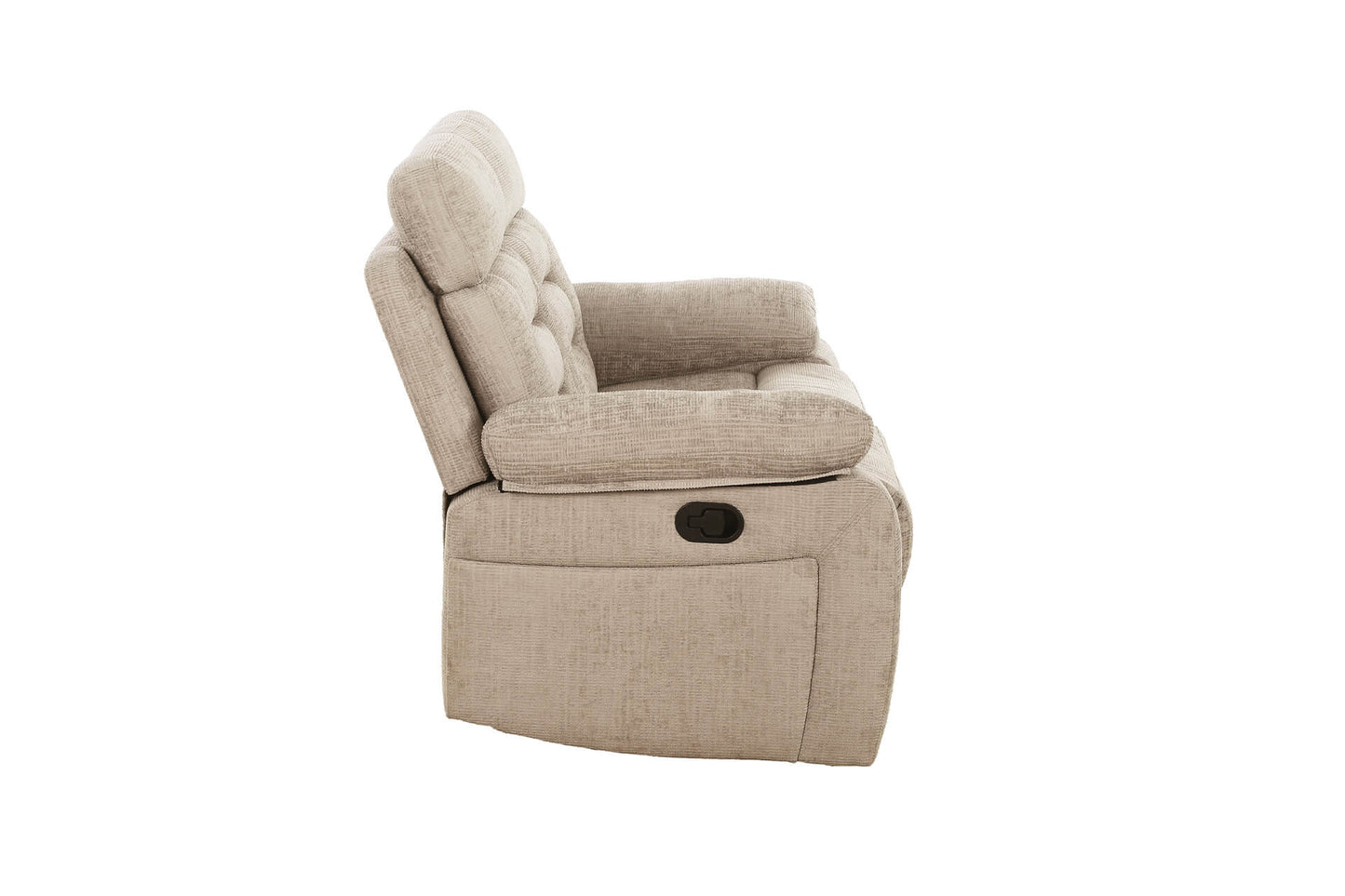Wilbur 2 Seater Manual Recliner - Latte