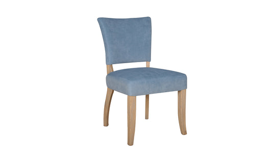 Duke Dining Chair - Blue Velvet