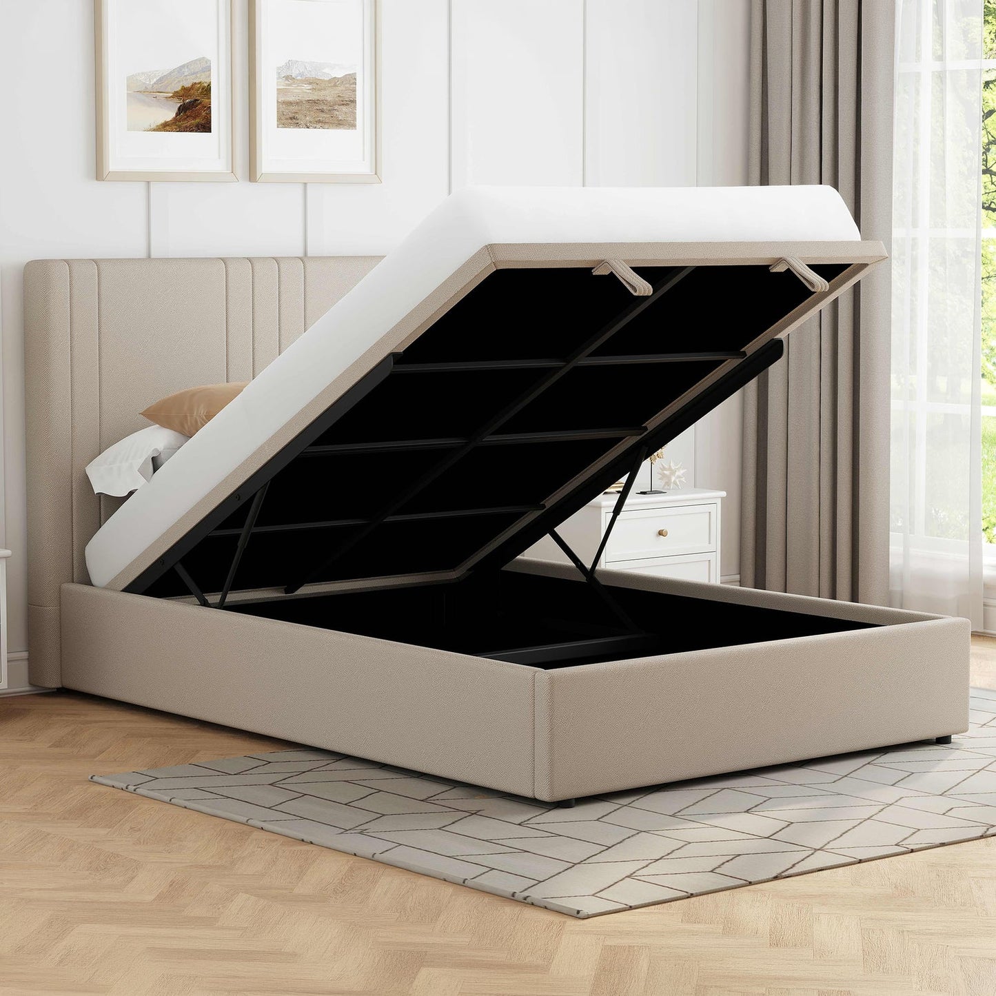 Willow Ottoman Bed - Beige