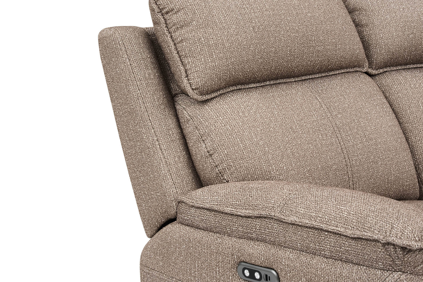 Blaine Corner Group Electric Recliner - Latte
