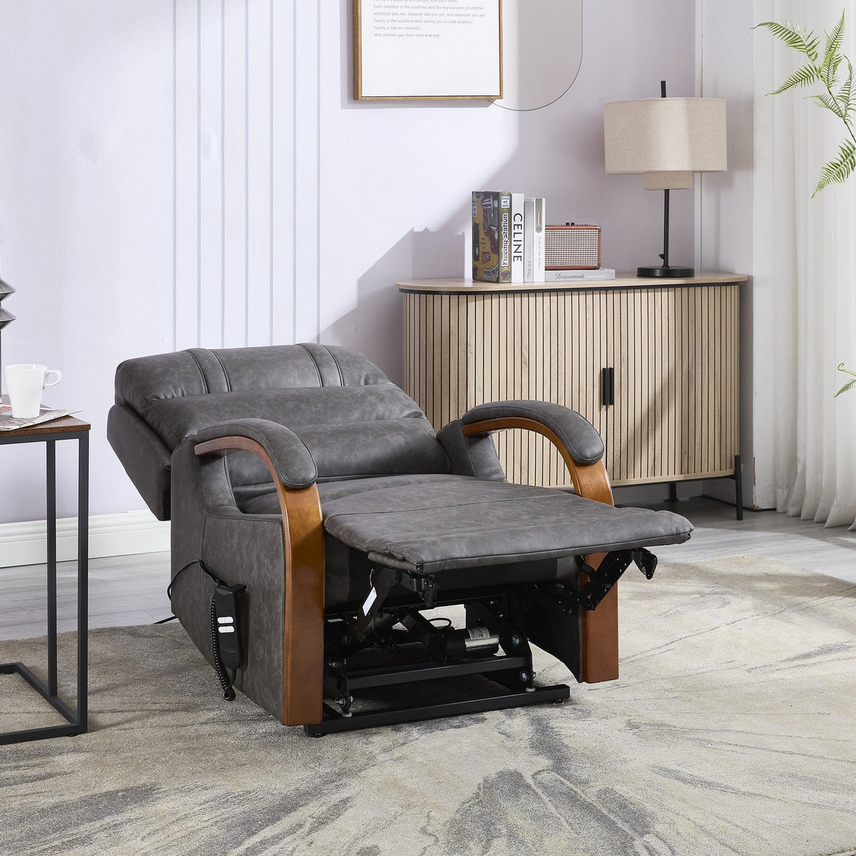 Eastborne Lift Tilt Chair - Charcoal