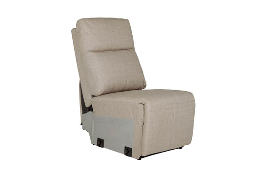 Russo Armless Sectional - Mushroom