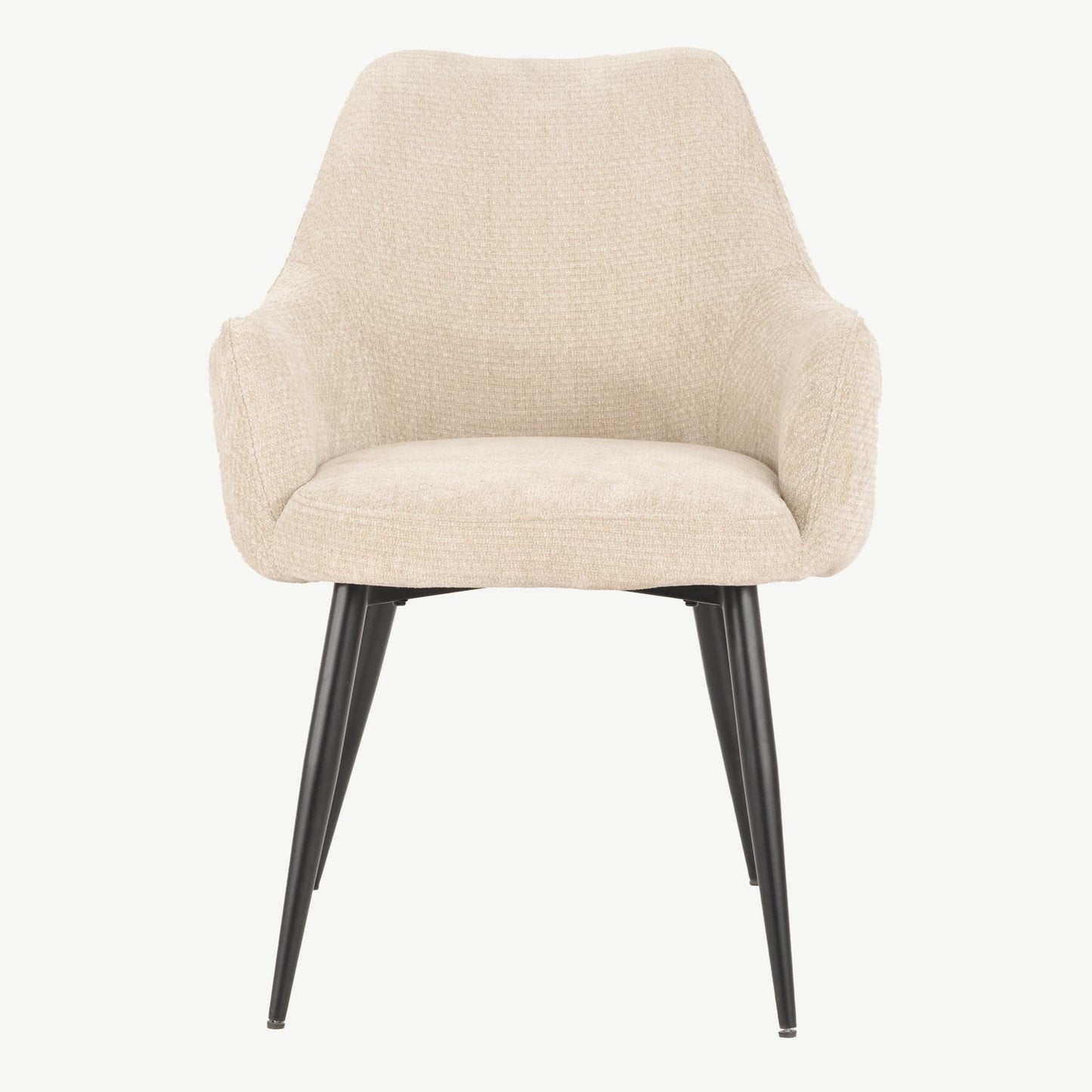 Fabio Dining Chairs - Beige Fabric