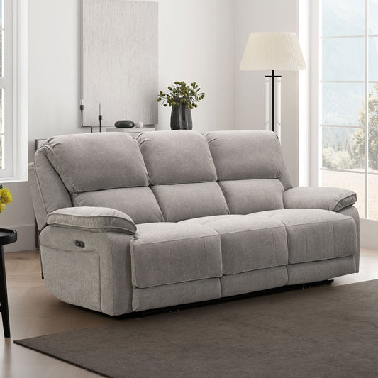 Seymour 3 Seater Sofa - Light Grey