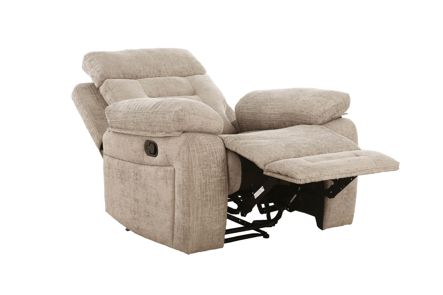 Wilbur 1 Seater Manual Recliner - Latte