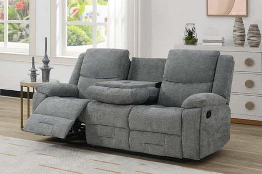 Weston 3 Seater Manual Recliner - Grey