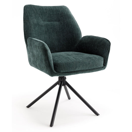 Treviso Dining Chair - Green Velvet