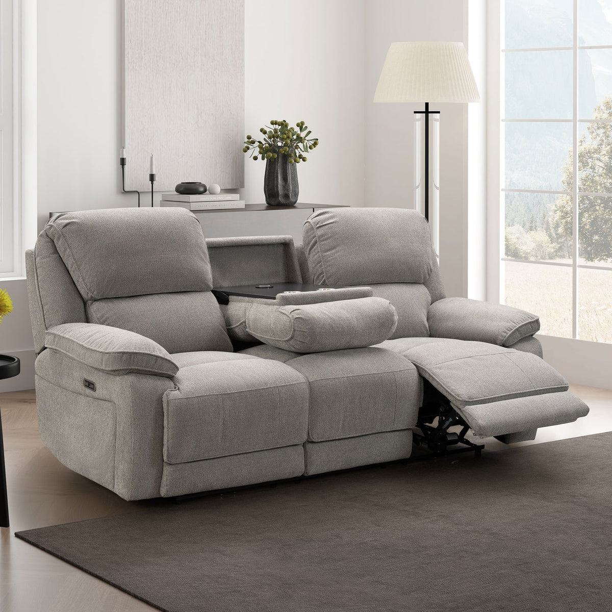 Seymour 3 Seater Sofa - Light Grey