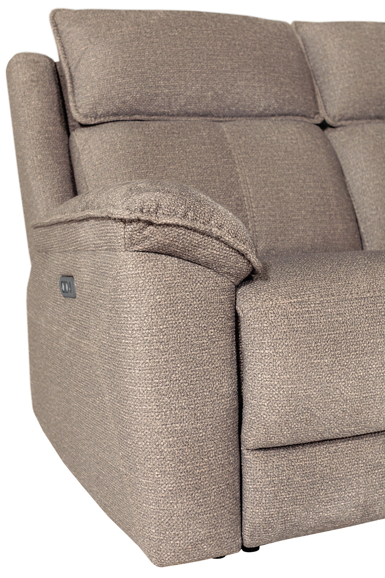 Blaine 2 Seater Electric Recliner - Latte