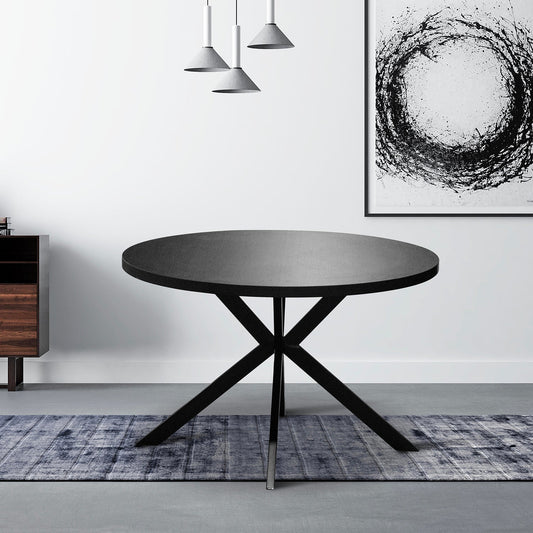 Isabella Round Dining Table - Black