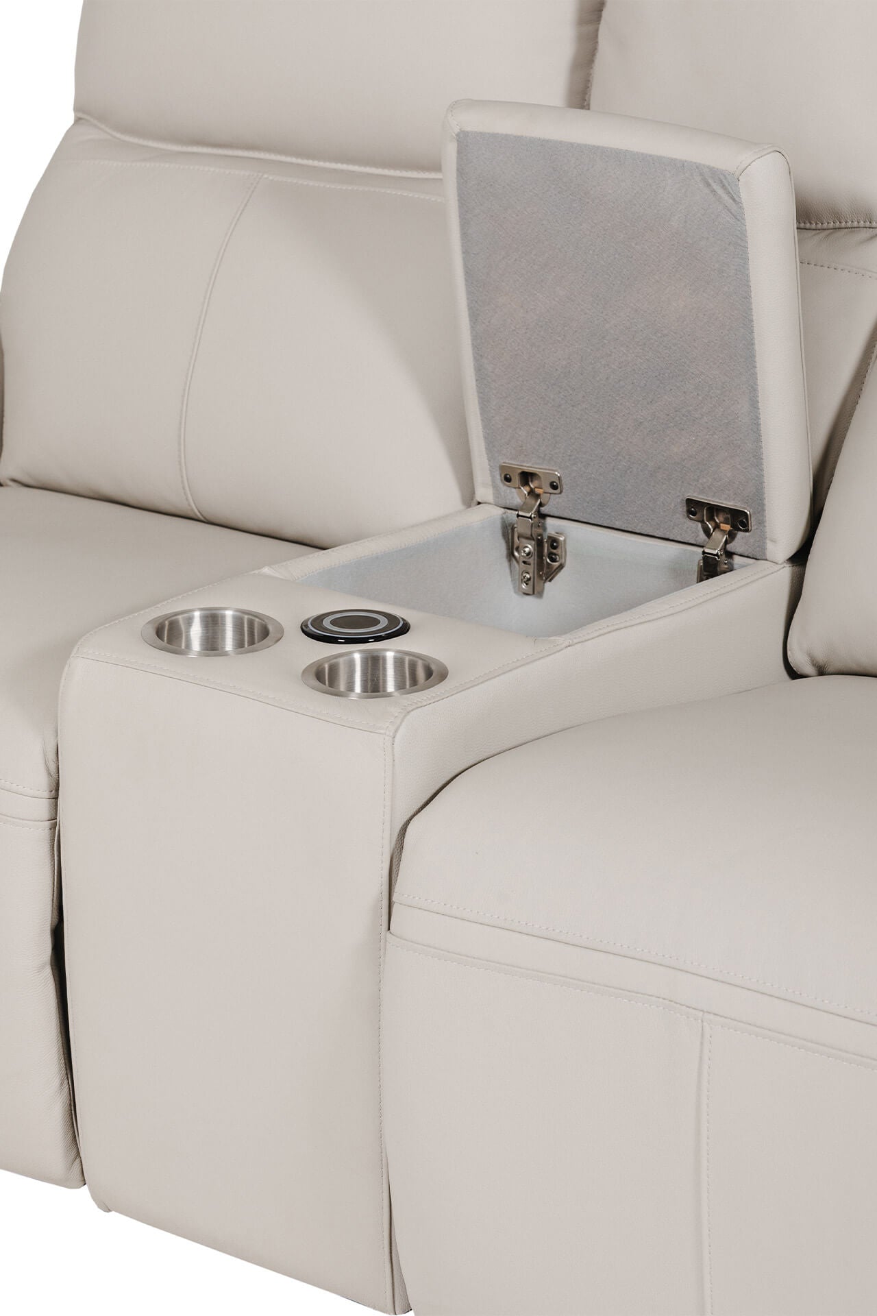 Russo 2 Seater with Console - Stone