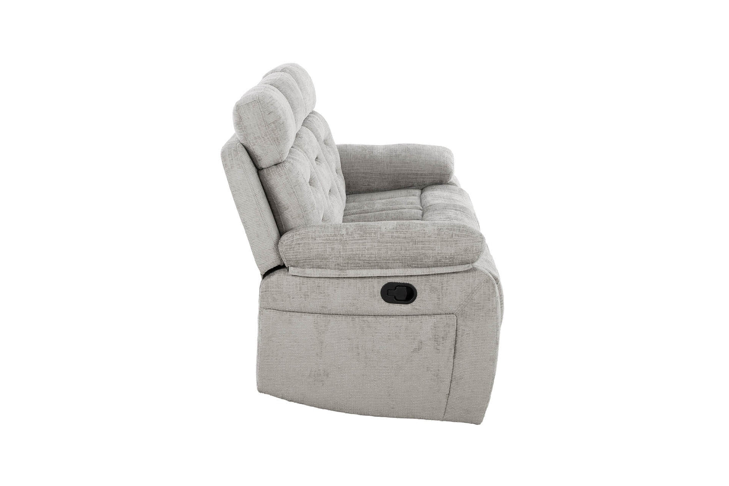 Wilbur 3 Seater Manual Recliner - Grey