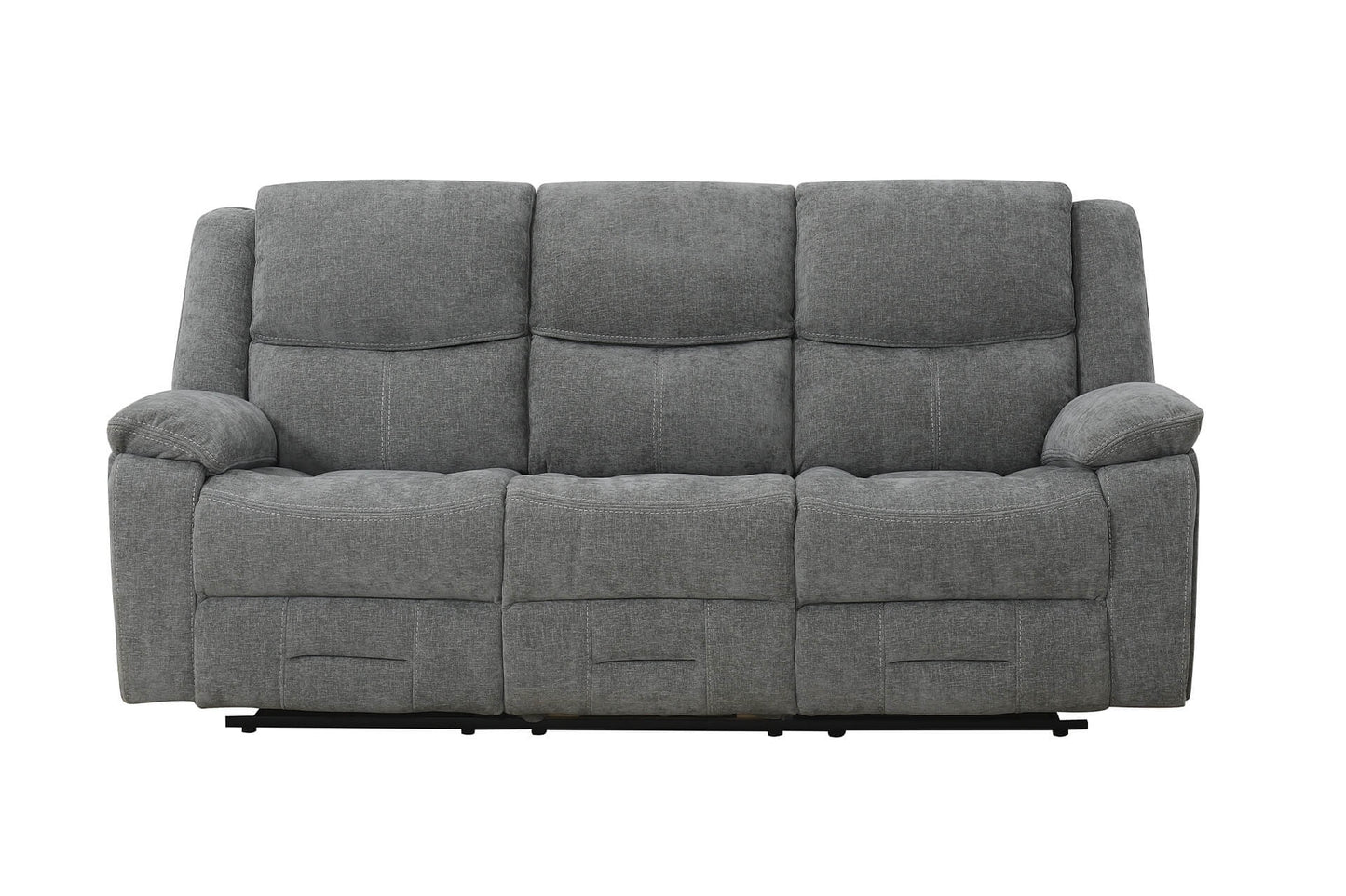 Weston 3 Seater Manual Recliner - Grey