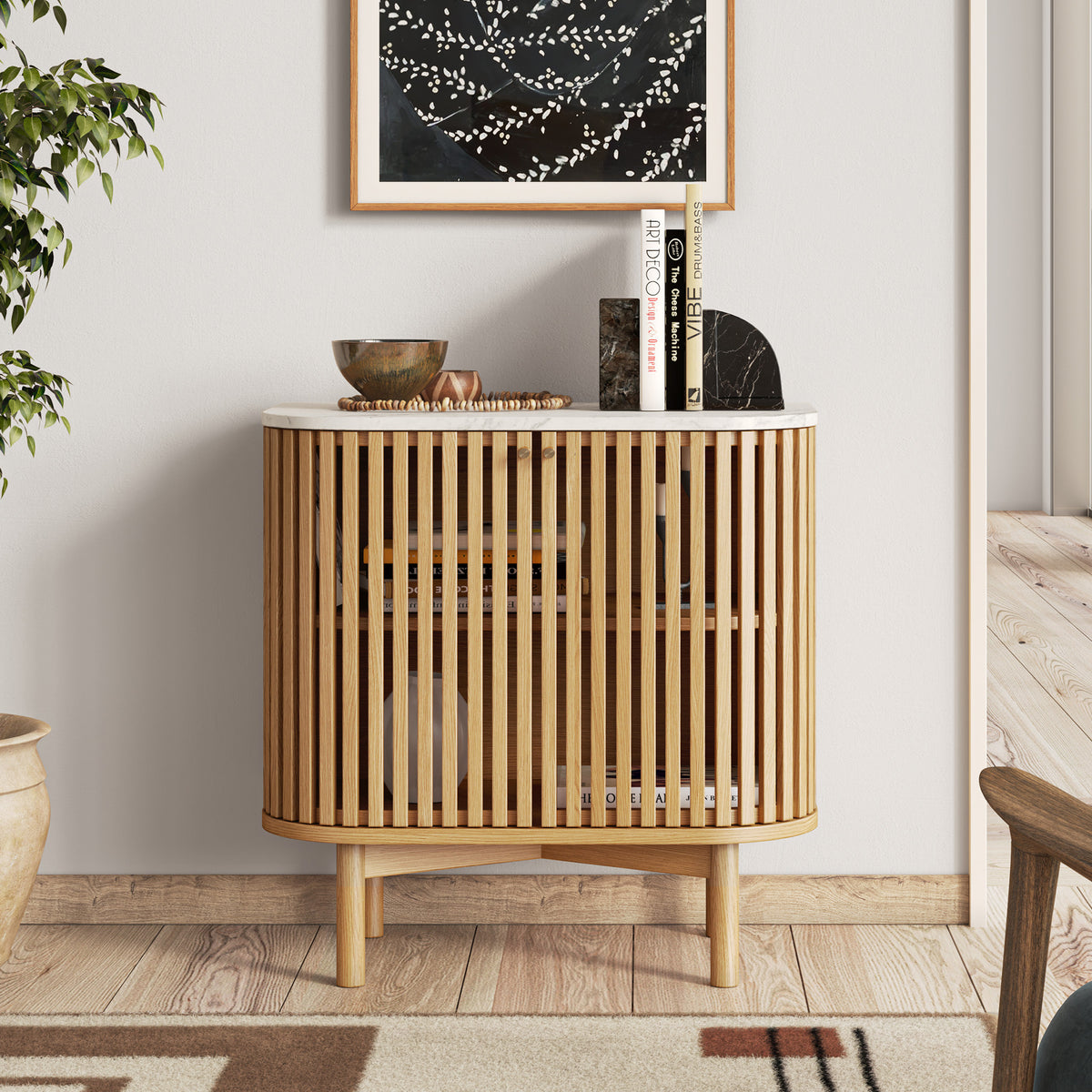 SOHO Marble Cupboard - Natural