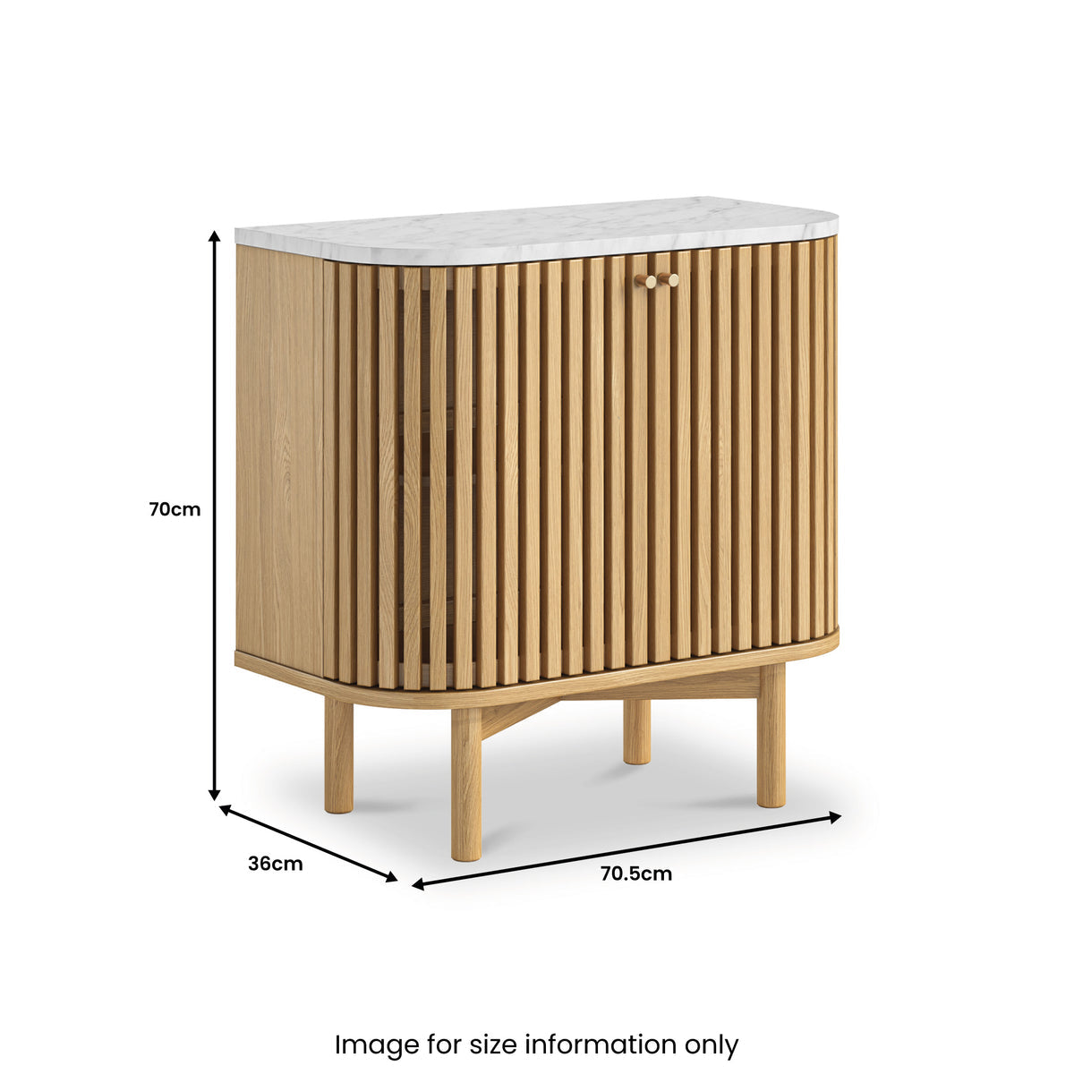 SOHO Marble Cupboard - Natural